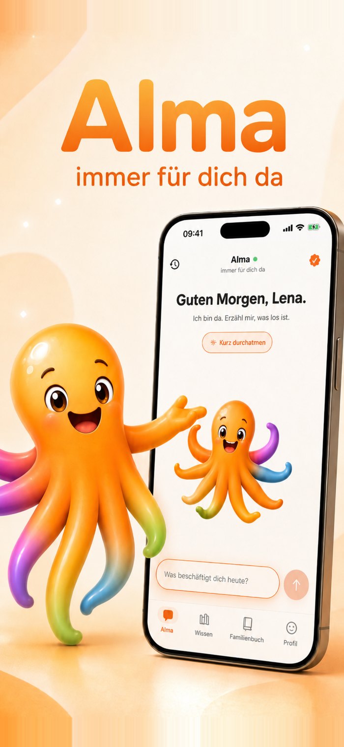 App-Ansicht: Gespräch mit Alma